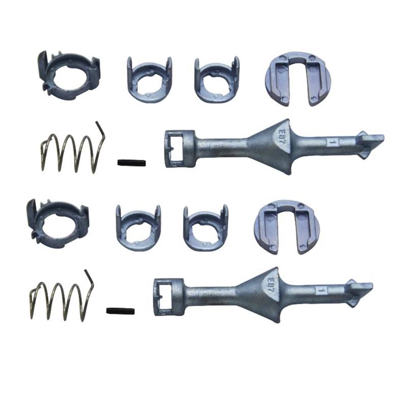 HUVNEXA 7 Teile/Satz Links RECHTS Seite TÜRSCHLOSS Barrel REPARATURSATZ PADDEL 73,45 MM, for, E81 E82 E87 E88 2004-2013 Türschloss-Zylinder-Set von HUVNEXA