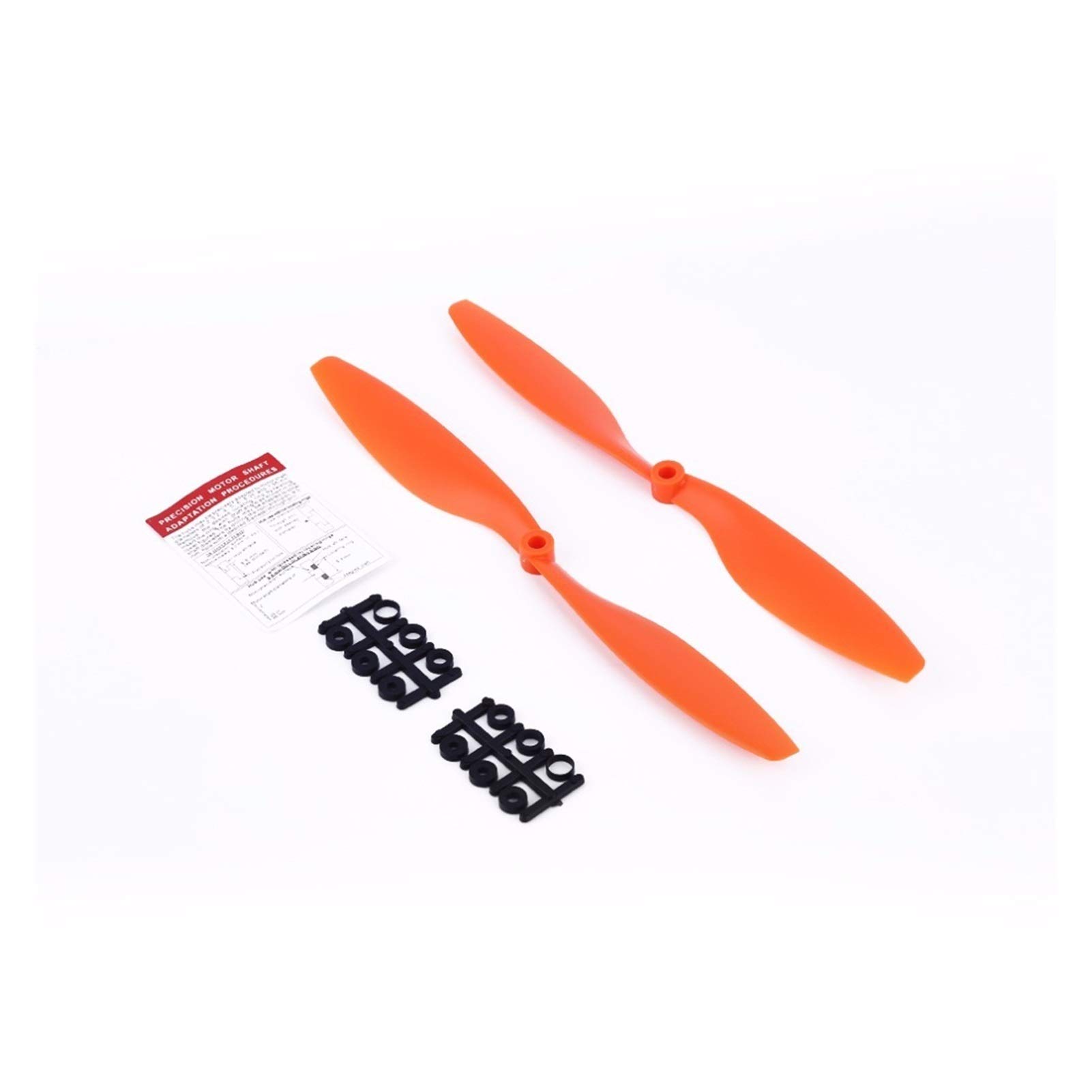 HUVNEXA 8 Stück 1045 1045R Propeller ABS Ersatzstützen, for DJI, F450 F550 Multicopter Quadcopter Drone Ersatzteile CW CCW Flügelventilator Drohnenpropeller(Orange) von HUVNEXA