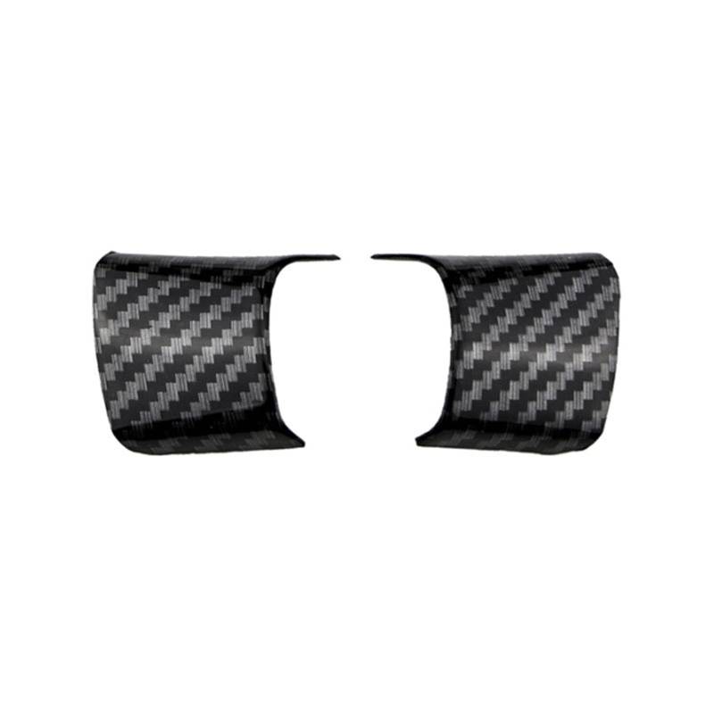 HUVNEXA Auto Auto Styling Lenkrad Trim Abdeckung Aufkleber Dekoration Fall, for Ford, for Kuga, for Escape 2013 2014 2015 Lenkraddekoration(Carbon 2pc) von HUVNEXA