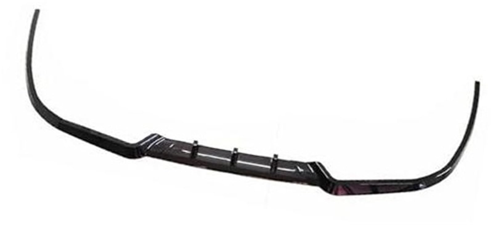 HUVNEXA Auto-Frontspoiler, ABS-Auto-Frontstoßstangen-Lippenkörper-Kit, Spoiler-Splitter, ABS-Stoßstangen-Lippensplitter, Autozubehör, Frontlippe Diffusor für die vordere Stoßstange(Black OneColor) von HUVNEXA