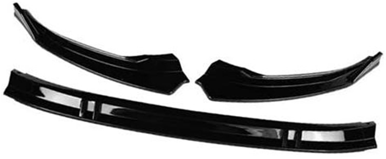 HUVNEXA Auto-Frontspoiler, for A3 2021–2022, Auto-Frontstoßstangen-Splitter, Diffusor, Lippenschutz, Spoilerlippenschutz, Frontstoßstangen-Lippenspoiler Diffusor für die vordere Stoßstange(BLACK Gloss von HUVNEXA