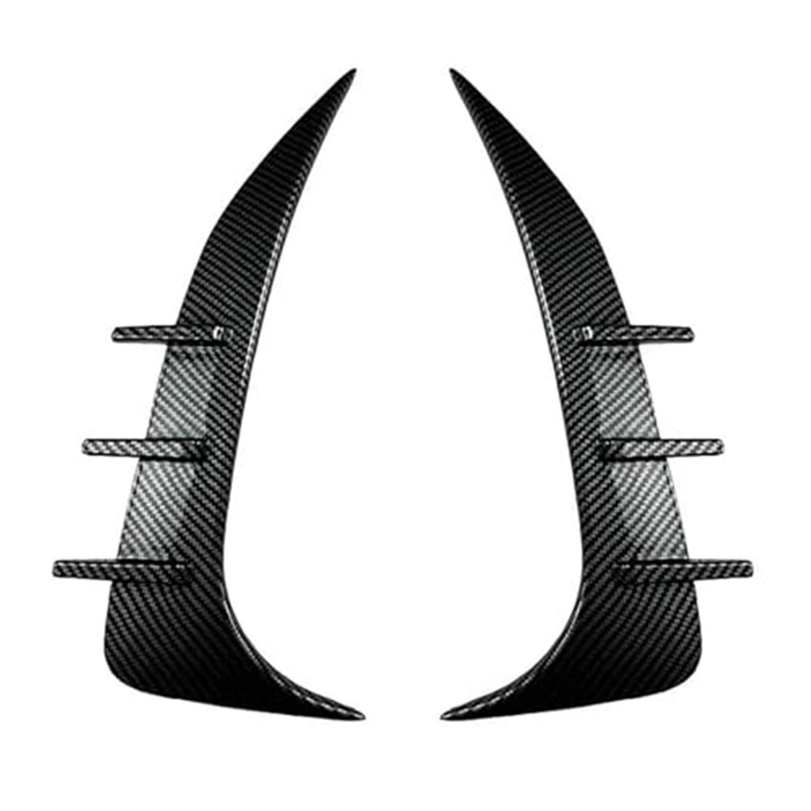 HUVNEXA Auto Heckspoiler Heckstoßstange Seitenspoiler Splitter Tuning, for, for 2er F44 218i 220i 225i, for M240i, for Gran, for Coupé 2020-2023 Heckspoiler-Lippenflügel(Carbon Look Black) von HUVNEXA