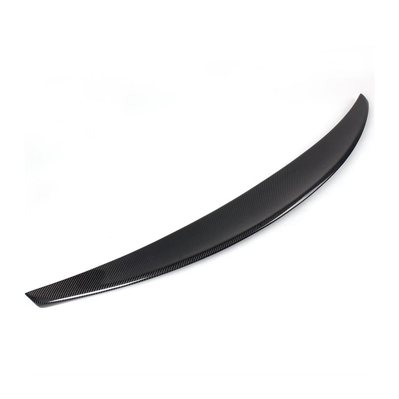 HUVNEXA Auto-Heckspoiler-Lippenflügel, for Maserati, for GT GranTurismo Cabrio 2-türig 2012–2014, Flacher Kofferraumspoiler, Schwarze FRP-Kohlefaser Heckspoiler-Lippenflügel(Carbon Fiber) von HUVNEXA