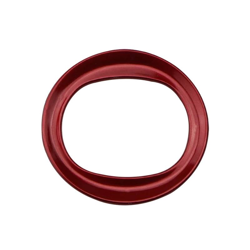 HUVNEXA Auto-Lenkrad-Mittelring-Abdeckung, Logo-Emblem, Dekoration, Zieraufkleber, passend for Mazda, for 6 3 Axela CX-3 CX3 CX-5 CX5, Zubehör Auto-Lenkrad-Aufkleber(Red) von HUVNEXA