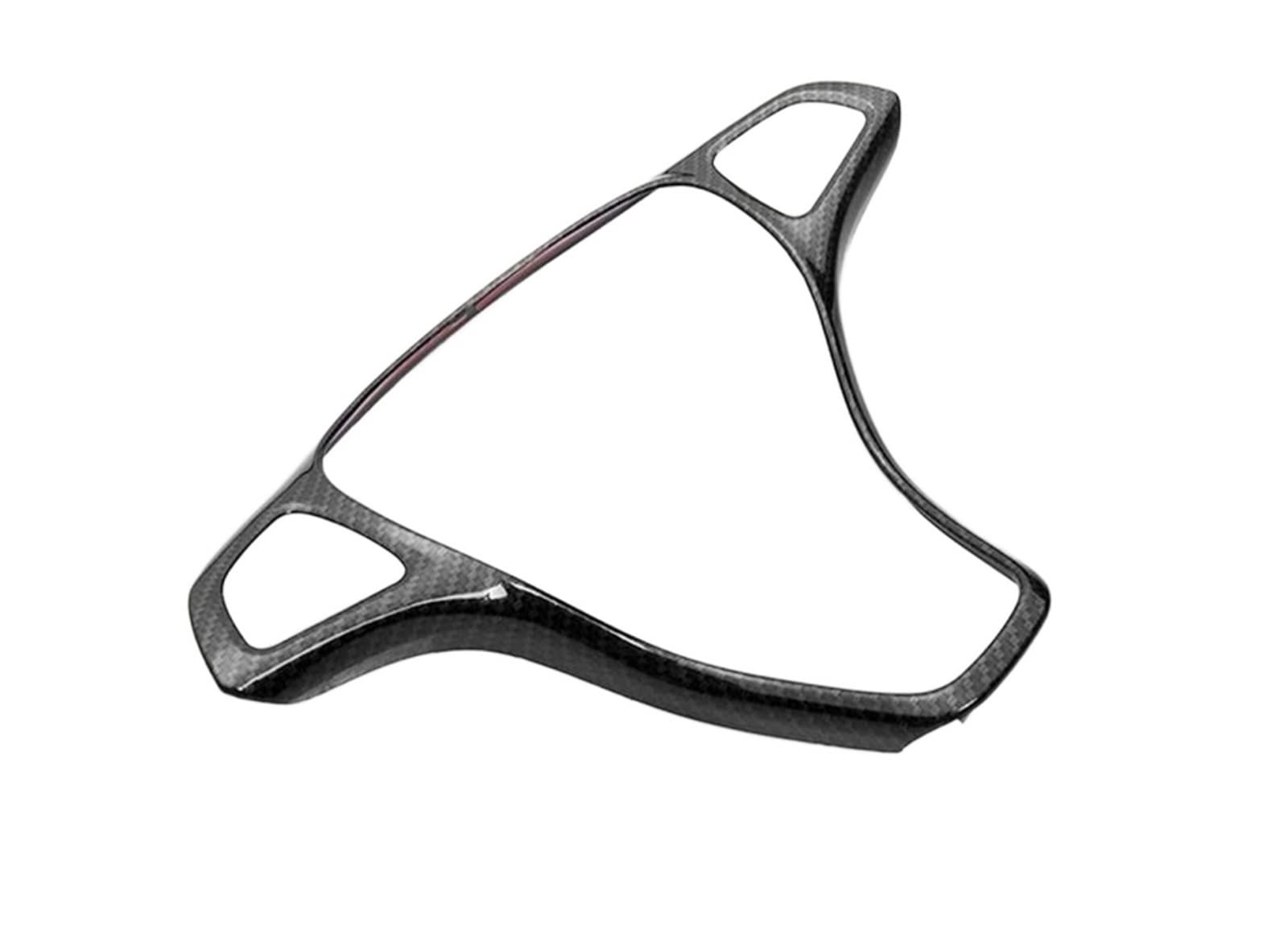 HUVNEXA Auto-Lenkradknopf-Zierrahmen, for Mercedes-Benz, for E-Klasse W213, C-Klasse W205, GLC-Klasse X253, Auto-Styling, Autozubehör Lenkraddekoration(Carbon Fiber Styling,for GLC X253) von HUVNEXA