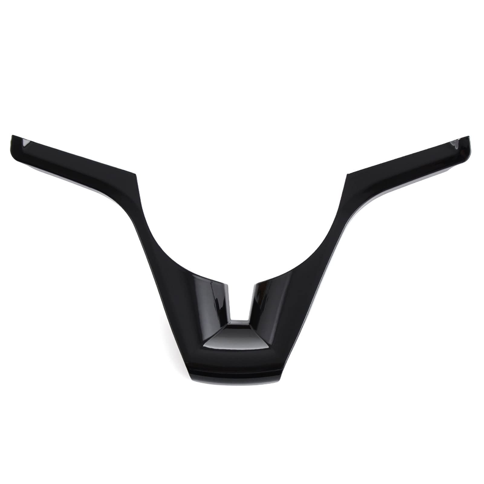 HUVNEXA Auto-Lenkradverkleidung, Chrom-Aufkleber, Zubehör, for Chevrolet, for Cruze, for Trax, for Tracker Sedan Hatchback 2009–2015 Auto-Lenkrad-Aufkleber(Black) von HUVNEXA