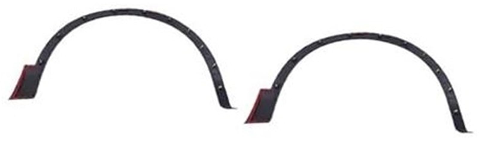 HUVNEXA Auto-Seitenradkasten-Kotflügel, for Mazda, CX-4 CX4 CX 4 2016 2017 2018 2019 Auto Flares Schwarz Kotflügel Rad Augenbrauenverkleidung Kraftstoffdruckregelventile(2 PC Last) von HUVNEXA