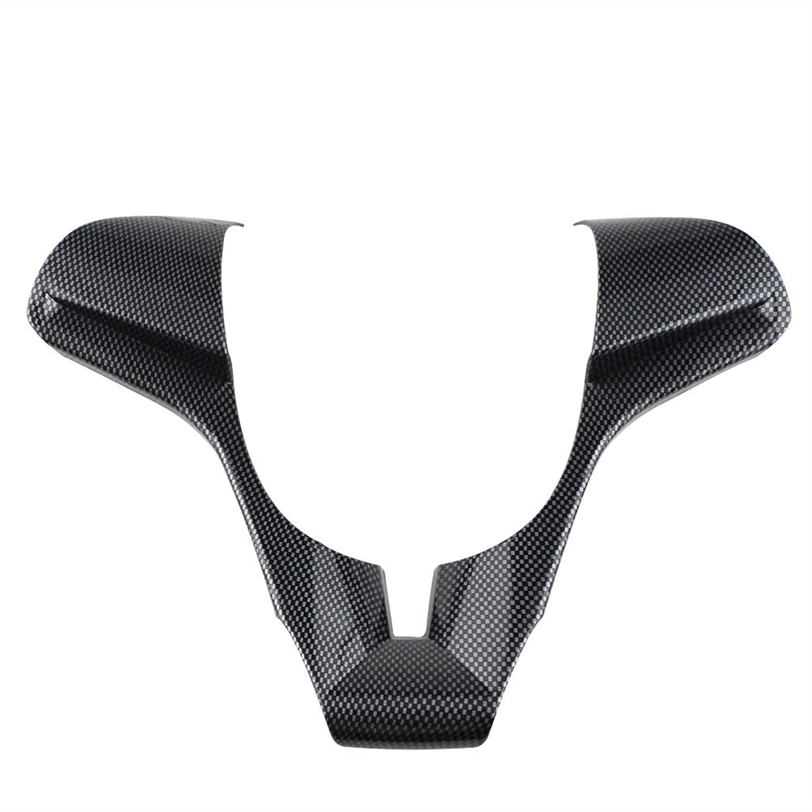 HUVNEXA Auto Styling ABS Lenkrad Schutz Abdeckung Trim Aufkleber, for Chevrolet, for Cruze, Limousine Schrägheck 2009-2015 Teile Auto-Lenkrad-Aufkleber(Carbon Black) von HUVNEXA