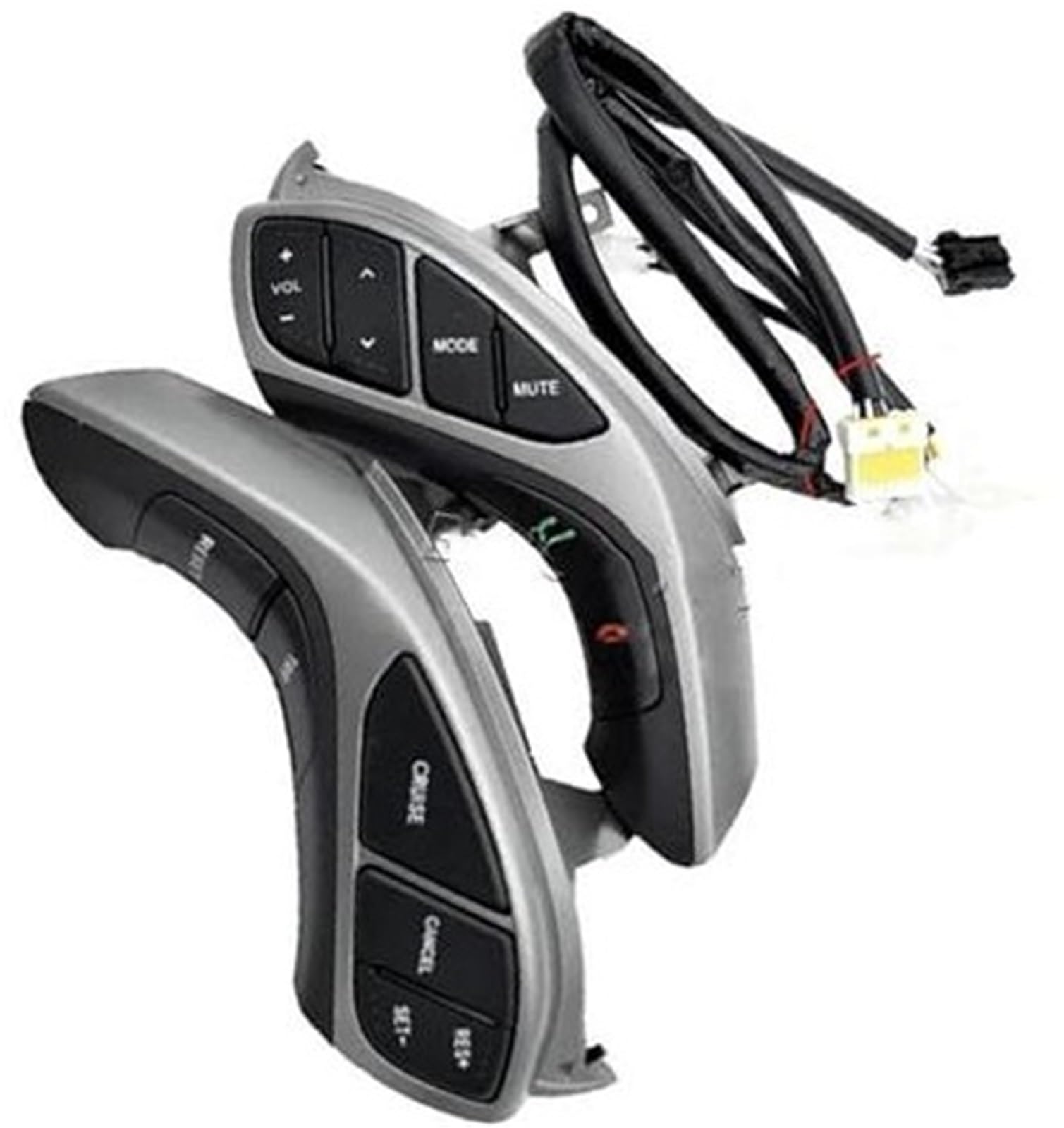 HUVNEXA Auto-Tempomat-Taste, for Hyundai, I30, for Elantra, 2012 2013 2014 2015, Auto-Lenkrad-Taste, Audio-Telefon, Bluetooth, Tempomat-Autoschalter Lenkradsteuerungsschalter(Black 12pin 3) von HUVNEXA