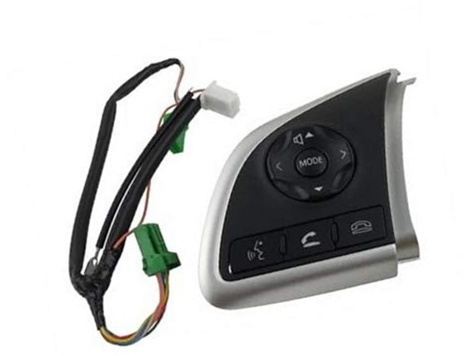 HUVNEXA Auto-Tempomat-Taste, for Mitsubishi, for Mirage 2012–2016, for ASX 2015–2019, for Outlander, Auto-Audio-Radio, Tempomat-Schalter, Lenkradtaste Steuertaste am Lenkrad(Black L 1) von HUVNEXA