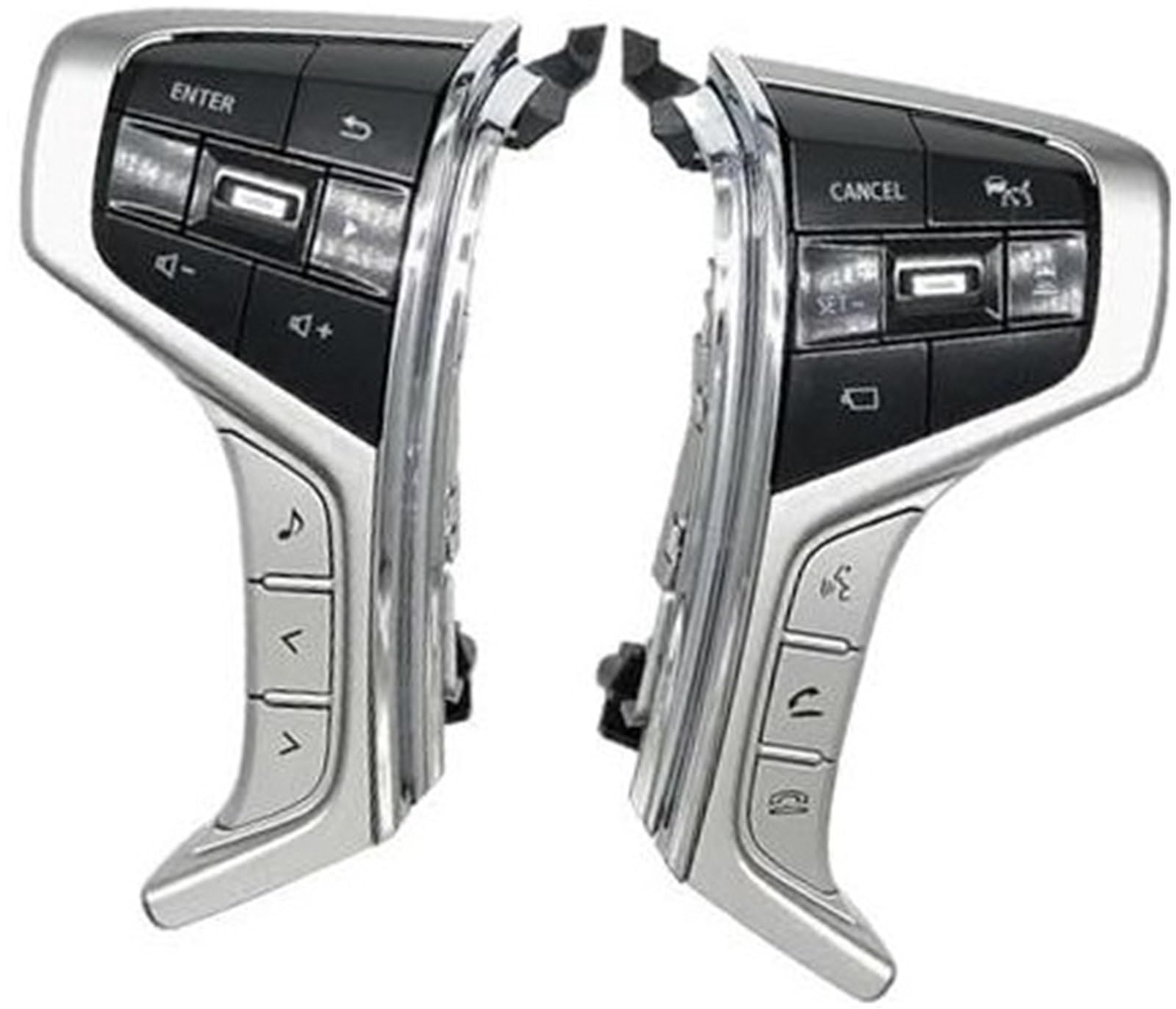 HUVNEXA Auto-Tempomat-Taste, for Mitsubishi, for Pajero Sport, for Outlander, for Delica, for L200 2020 2021 2022 Auto-Lenkrad-Cruise-Audioschalter-Taste Steuertaste am Lenkrad von HUVNEXA