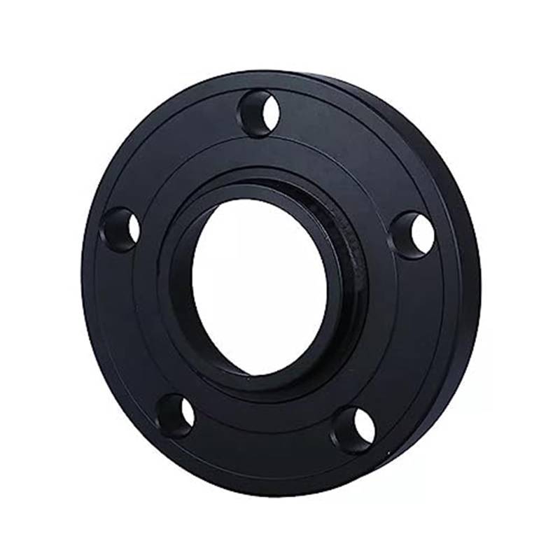 HUVNEXA Autoraddichtung, 2 Stück Aluminium-Spurverbreiterungen, for, 5x112 CB 66,6 mm Felgenadapter, geschmiedete Spurverbreiterungen aus Aluminiumlegierung Auto-Radadapter(Black 20mm) von HUVNEXA