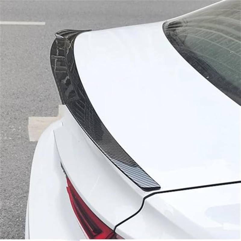 HUVNEXA Autospoiler, for, A3, for, S3 RS3 8Y Limousine M4 Style 2021-2023 Heckdachflügel Body Kit Verkleidung Auto Heckspoiler Kofferraumlippe Heckflosse Heckspoiler-Lippenflügel(M4 Carbon Look) von HUVNEXA