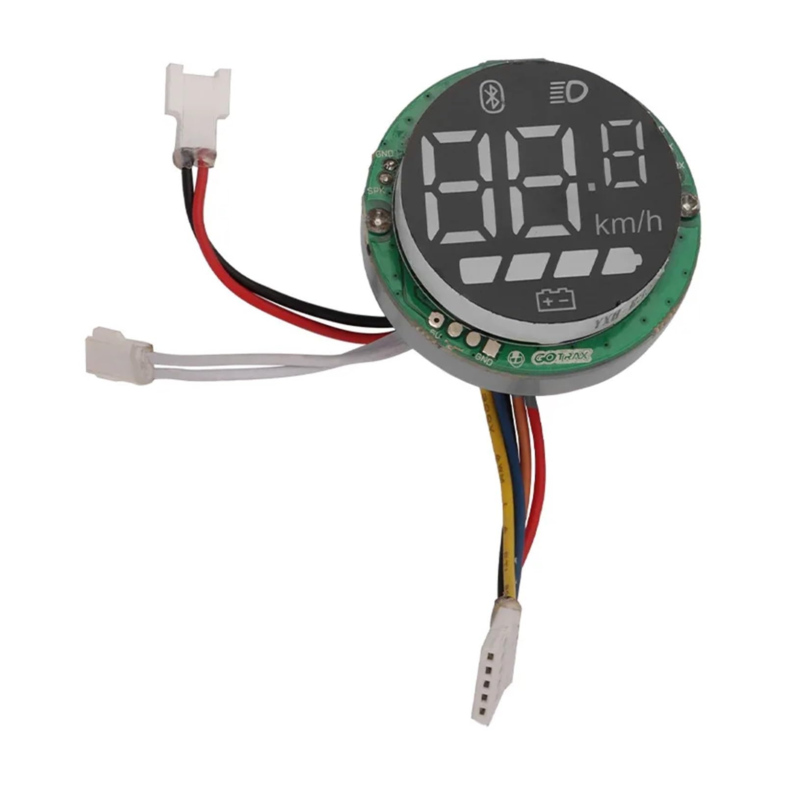 HUVNEXA Bluetooth-Messinstrument-Dashboard, for Gotrax GXL, for V2-Elektroroller-Display mit numerischem Schalterzubehör Elektroroller-Armaturenbrett von HUVNEXA