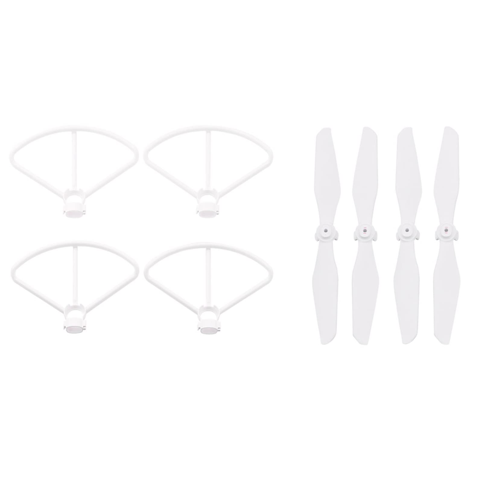 HUVNEXA CW CCW Propeller Propellerschutz Schutzring Schutz Requisitenblätter, for Fimi A3 Drone RC Quadcopter Drohnenpropeller(White Guard-Props) von HUVNEXA