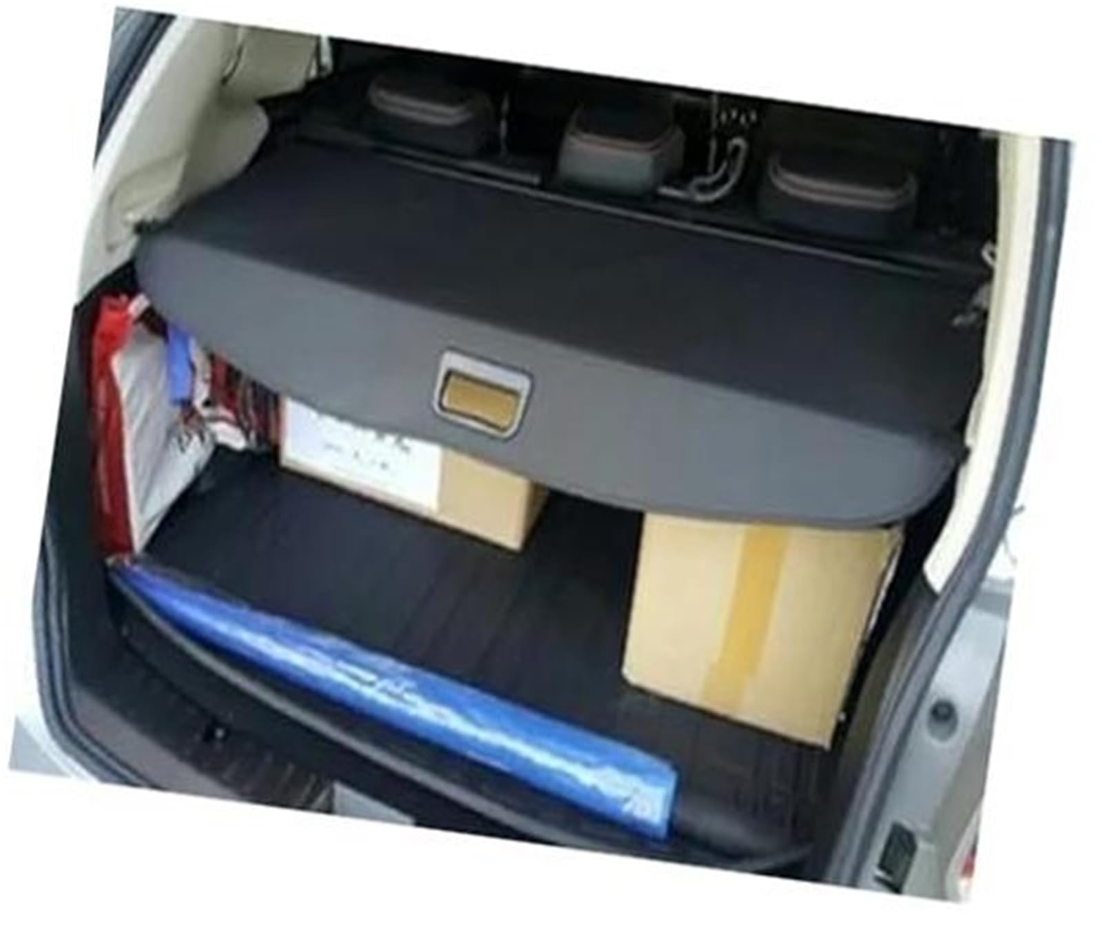 HUVNEXA Car Styling Car Rear Trunk of Safety Cargo Cover Shield, for Subaru, Forester, 2009-2017 Rear Racks Car Rear Trunk Parcel Curtain Regale Gepäck-Sonnenschutz von HUVNEXA