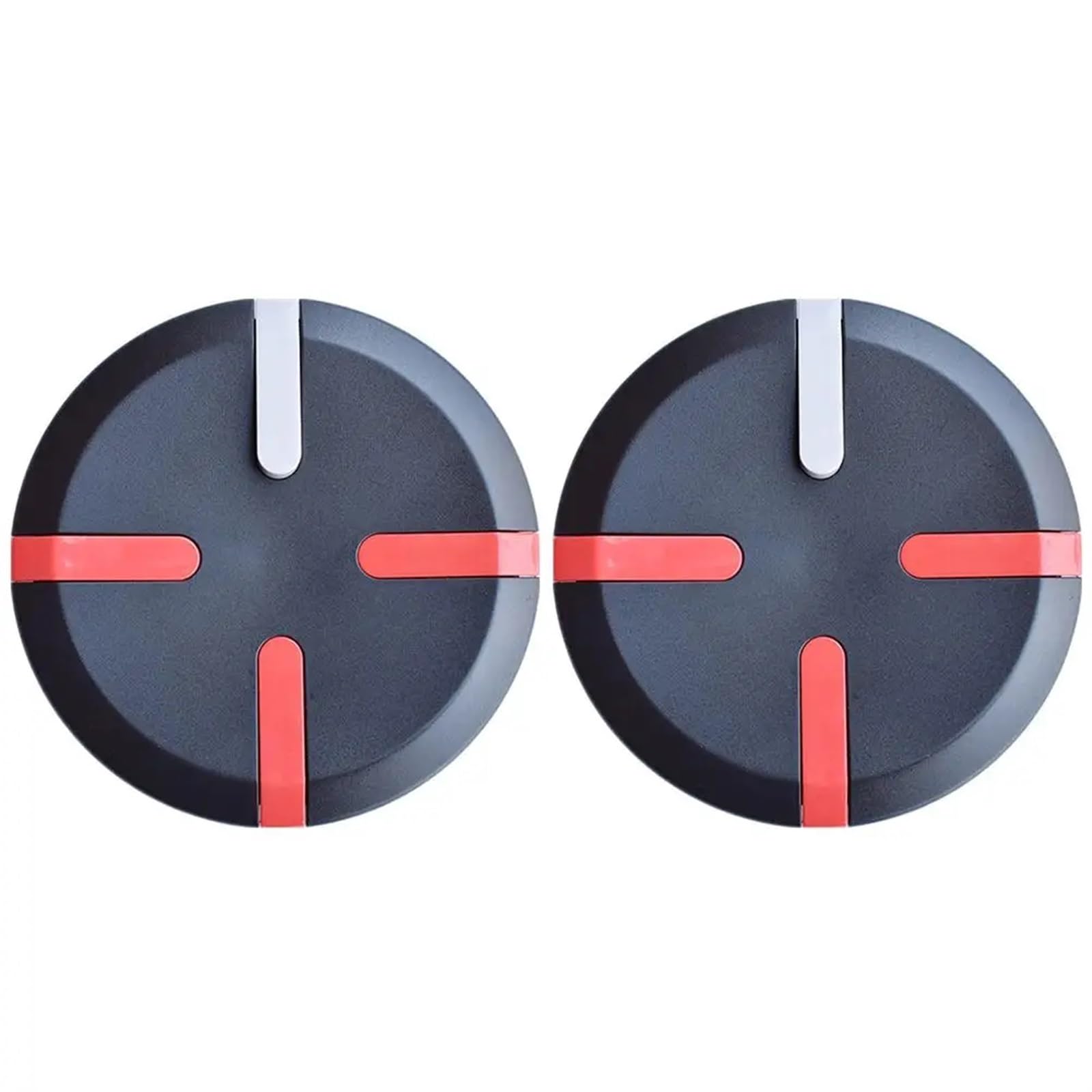 HUVNEXA Dekorative Radnabenabdeckung, for Xiaomi, 9, for Ninebot, for Mini, Pro Balance Elektroroller Radnabenabdeckung Zubehör Reflektierende Radkappenabdeckung(2pcs Black) von HUVNEXA