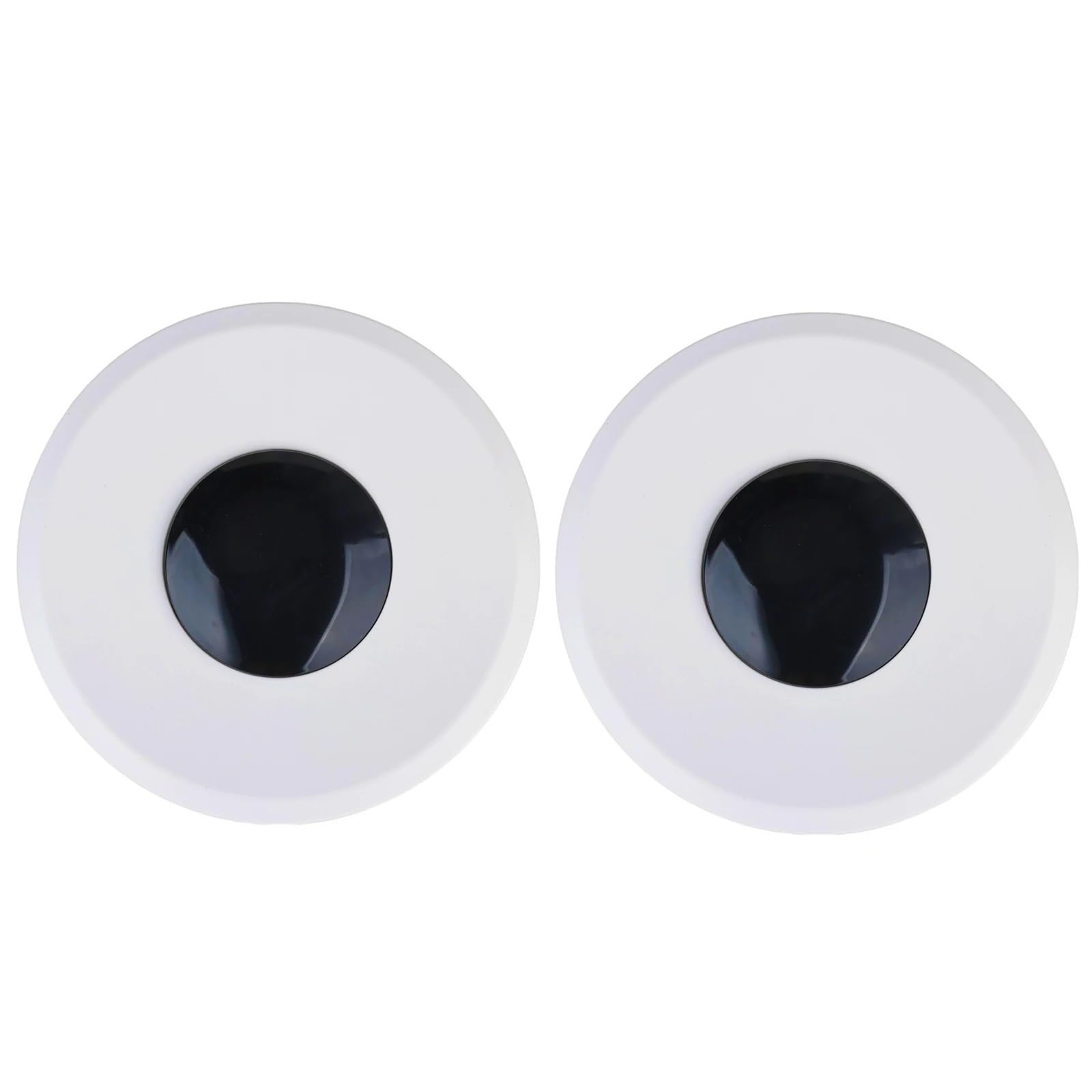 HUVNEXA Dekorative Radnabenabdeckung, for Xiaomi, 9, for Ninebot, for Mini, Pro Balance Elektroroller Radnabenabdeckung Zubehör Reflektierende Radkappenabdeckung(2pcs White b) von HUVNEXA