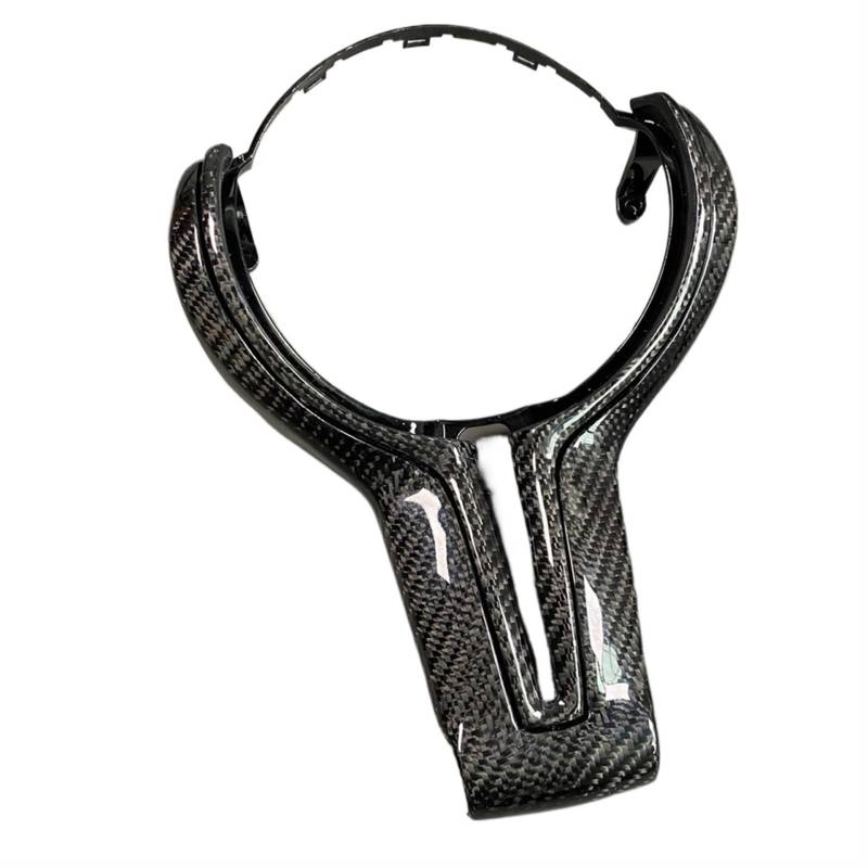 HUVNEXA Ersetzte Lenkradverkleidung aus Kohlefaser, for, M2 F87 M3 F80 M4 F82 M5 F10 M6 F06 X5M X6M M-Sport F30 Lenkraddekoration(Style 8 Carbon) von HUVNEXA