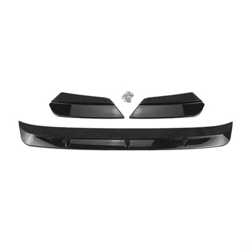 HUVNEXA Frontspoiler-Stoßstangenlippe, glänzend schwarz/Karbonfaser-Look, untere Schutzplatte, Splitter-Lippe-Blade, for, X3M F97 X4M F98 2019–2022 Frontspoiler Diffusor für die vordere Stoßstange(BL von HUVNEXA