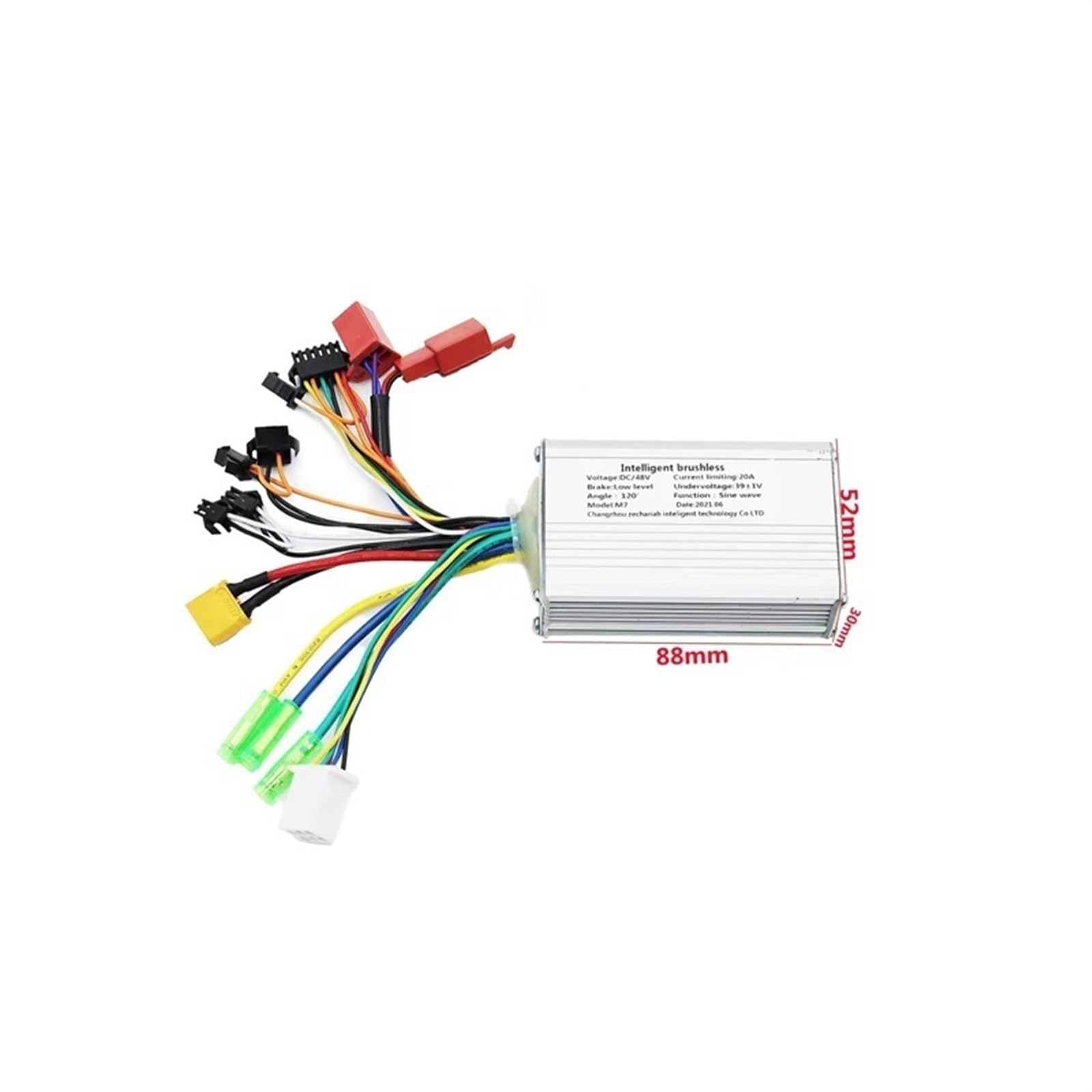 HUVNEXA Großhandel Motor Bürstenloser Controller 36V 48V Elektroroller Mountainbike Geschwindigkeitsregler, for LIVIAE LCD-Anzeigefeld Elektroroller-Armaturenbrett(Controller 48V) von HUVNEXA