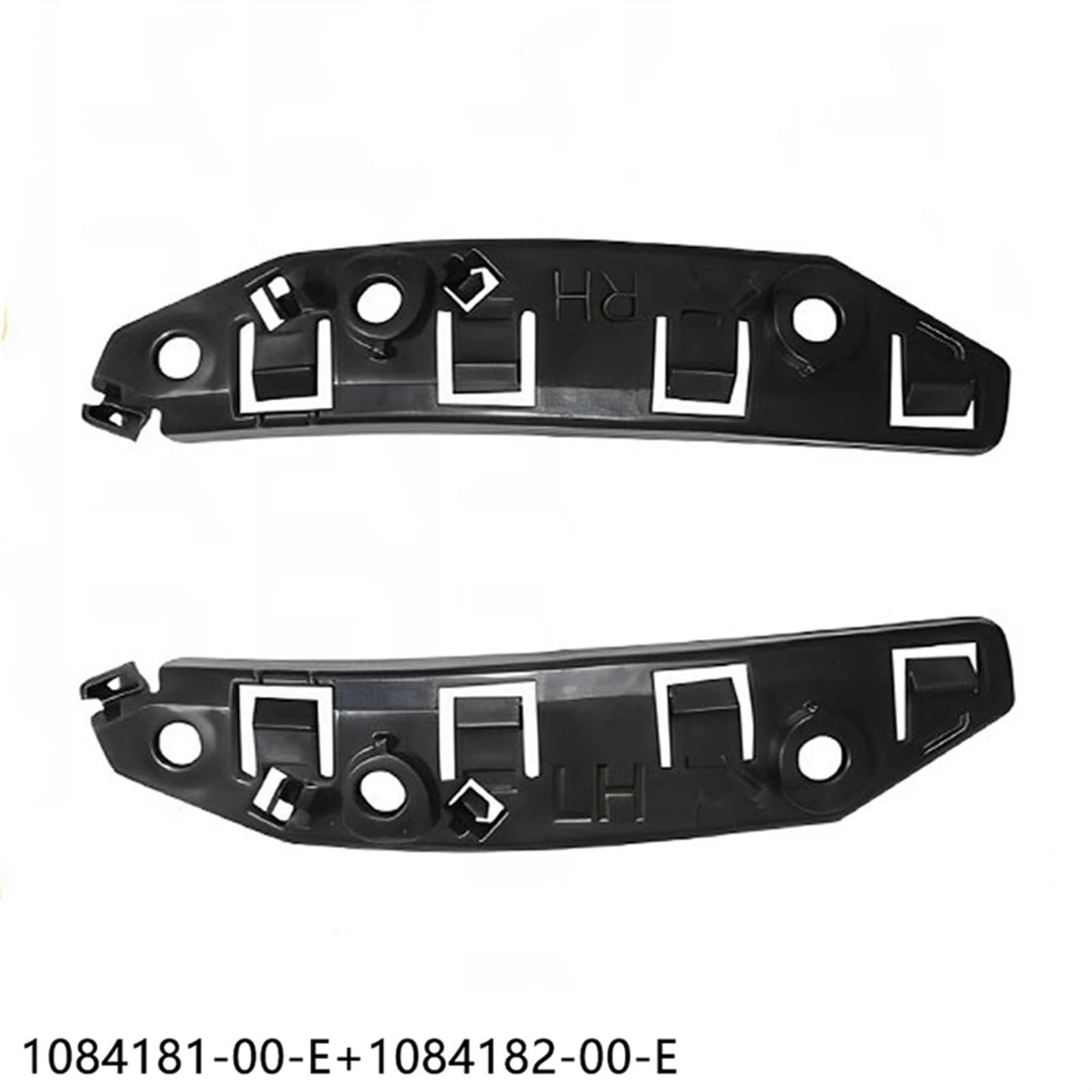 HUVNEXA Halter Frontstoßstangenhalterung Kunststoff-Ersatzhalterung, for Tesla, Modell 3 1084182-00-E 1 Paar Beschläge Brandneu Auto-Stoßstangenhalterung von HUVNEXA