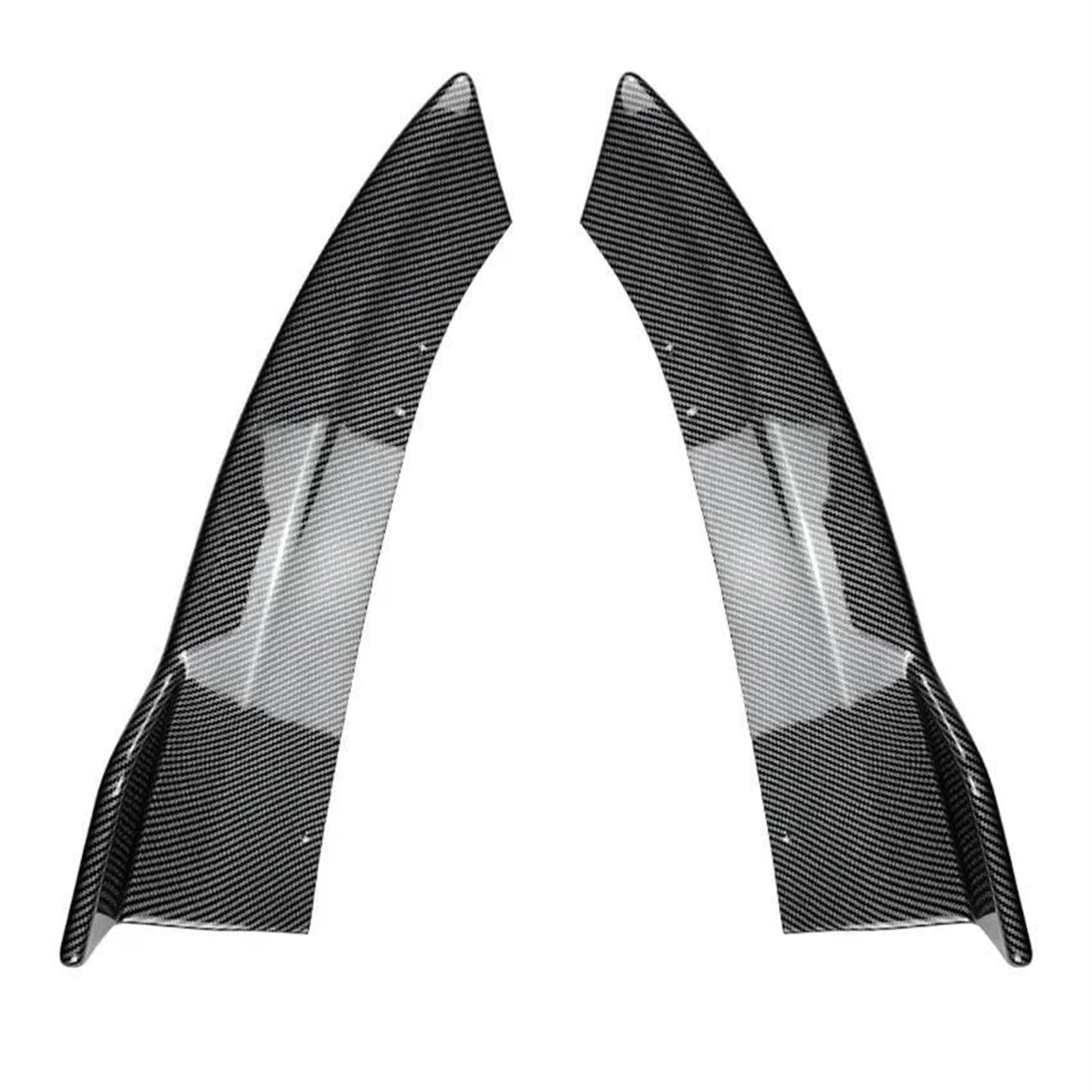 HUVNEXA Heckspoiler, for Mercedes-Benz, for C-Klasse W206 C200 C260 C300, for AMG 2022-2023 Heckspoiler Seitendiffusor Splitter Spoiler Heckspoiler-Lippenflügel(Carbon Look Black) von HUVNEXA