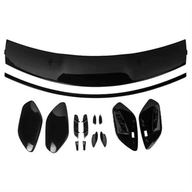 HUVNEXA Heckspoiler for W177, for Schrägheck, for A-Klasse A180 A260 A45, for AMG 2020 2021+ Heckspoiler Stoßstange Oben Lippenspoiler(A Style Black) von HUVNEXA