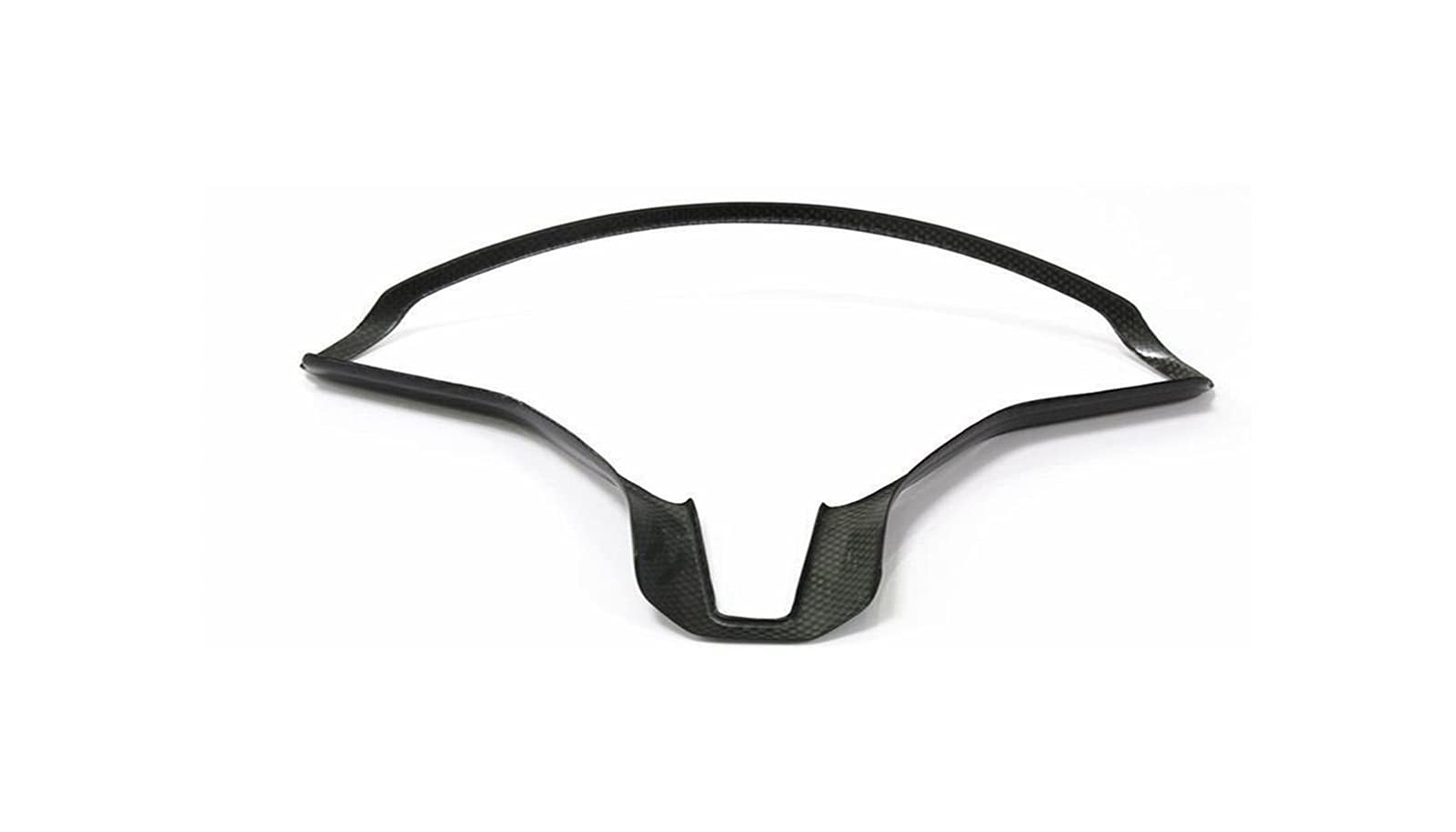 HUVNEXA Lenkradverkleidung aus Carbonfaser in Schwarz glänzend, for Tesla, Model S Limousine, Model X SUV 60 P85 P90D 2014-2019 Lenkraddekoration von HUVNEXA