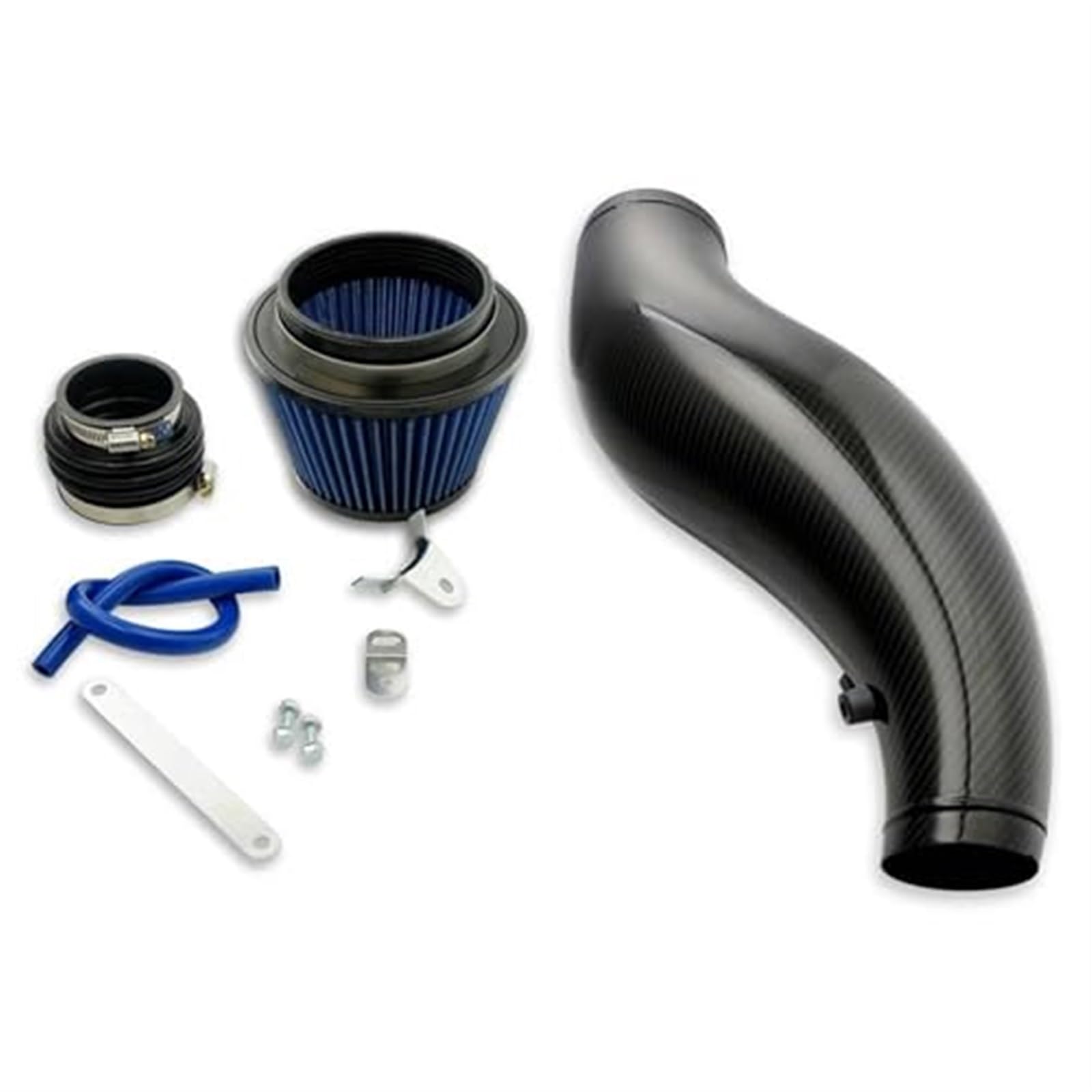 HUVNEXA Luftansaugrohr, for Civic, 1992 1993 1994 1995 1996 1997 1998 1999 2000 Auto-Luftfilter-Kit Ansaugrohrreiniger Auto-Luftansaugschlauchsystem Ansaugschlauch Motorluftfilterkanal(BLACK Carbon Co von HUVNEXA