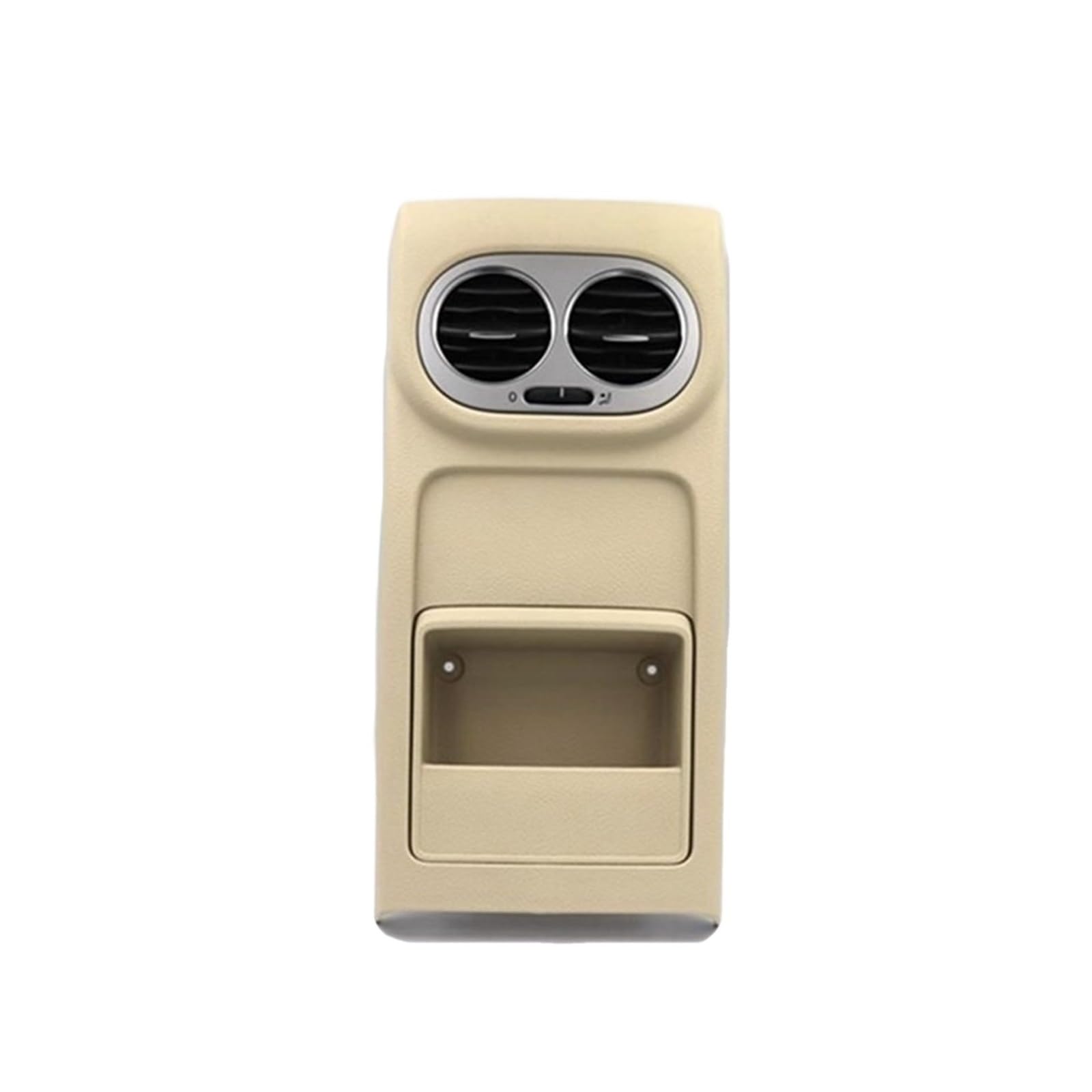 HUVNEXA Montageplatte for Lüftungsauslass der hinteren Armlehnen-Klimaanlage, for Tiguan, 5ND 819 203 5ND 819 298 Entlüftungsöffnung für Auto-Klimaanlage(Beige) von HUVNEXA