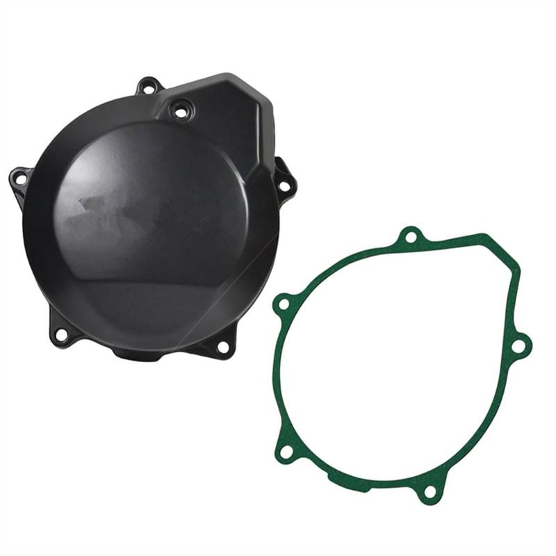 HUVNEXA Motorrad Generator Kurbelgehäuse Motor Stator Abdeckungen Mit Dichtung, for Yamaha, FZR600 1989-1999 FZR500 1989-1990(Black) von HUVNEXA