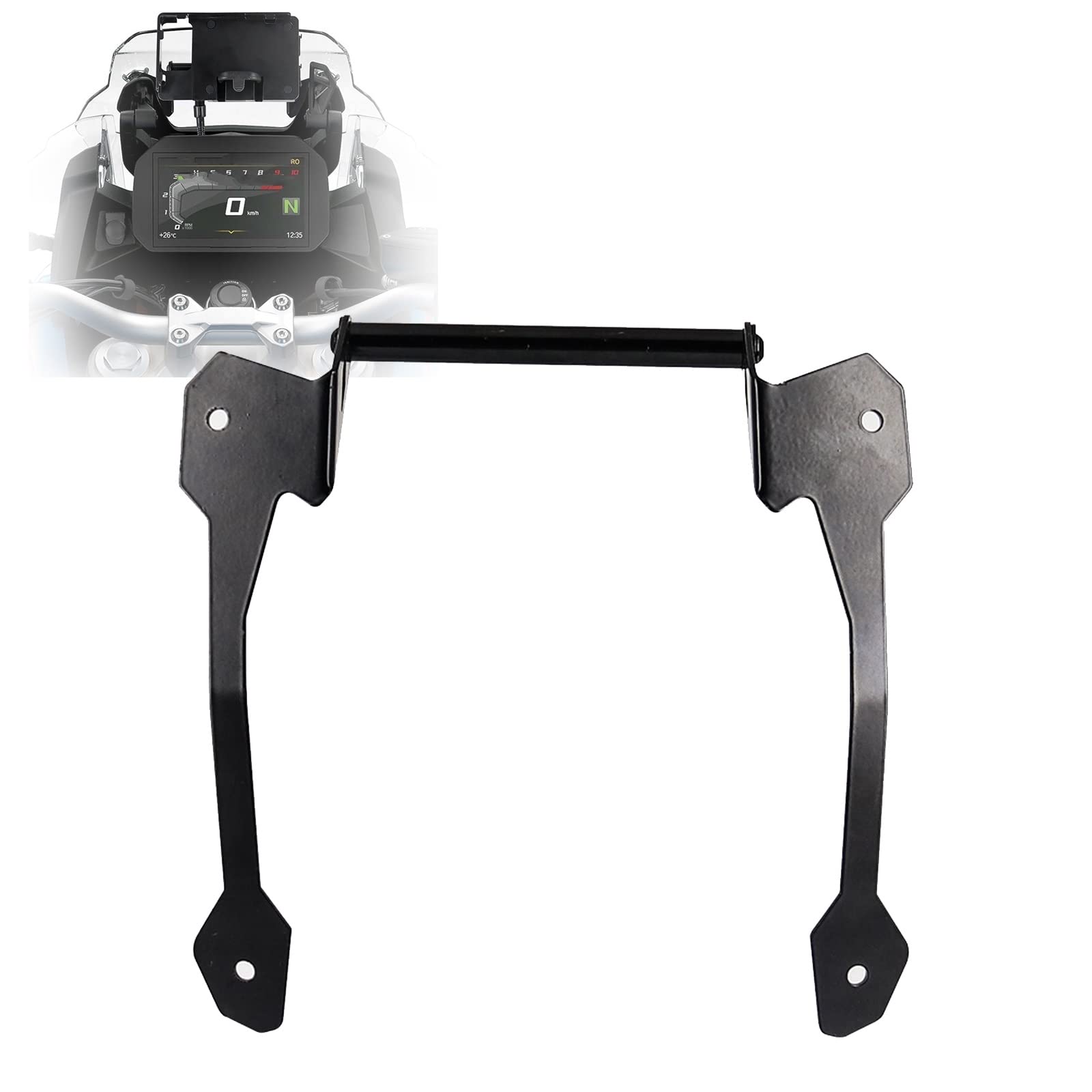 HUVNEXA Motorrad Windschutzscheibe Ständer Halter Telefon Handy GPS Navigation Platte Halterung, for, F850GS ADV F 850 ​​GS Abenteuer F850GS Motorrad-Handyhalter(F850GS ADV Bracket) von HUVNEXA