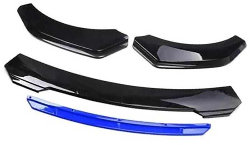 HUVNEXA Protector Auto Frontstoßstange Lip Body Kit Spoiler Zierstreifen Stoßstange Canard Lip Splitter Außenteile, for Lexus, Spoiler Diffusor für die vordere Stoßstange(Black Bright Black Blue) von HUVNEXA