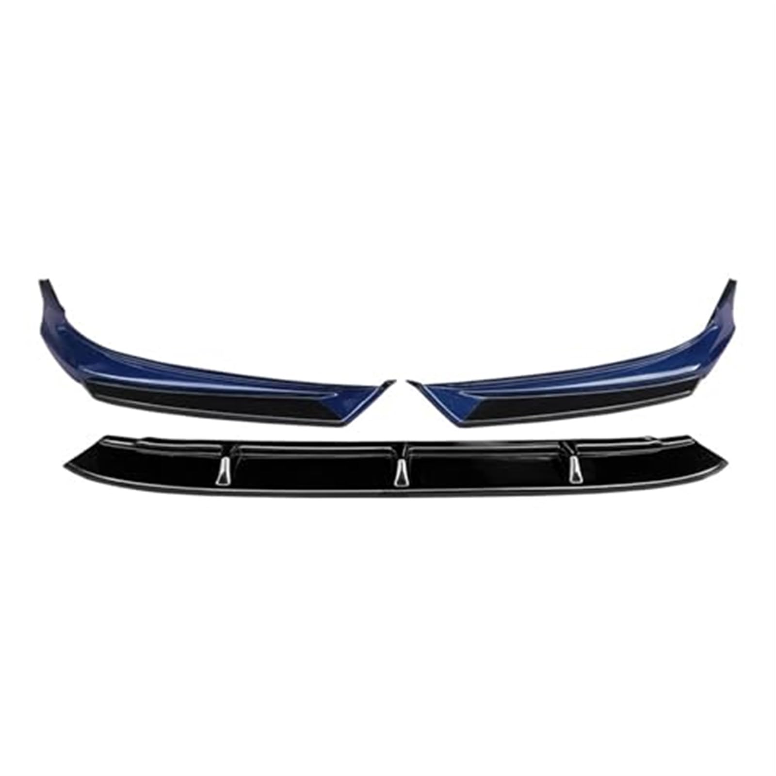 HUVNEXA Refit Frontlippe Frontspoiler Frontstoßstange Anti-Kollision Anti-Kratz-Streifen glänzend schwarz, for Mazda, 6 2020 2021 ATEZA Frontspoiler Diffusor für die vordere Stoßstange(BLACK Painted B von HUVNEXA