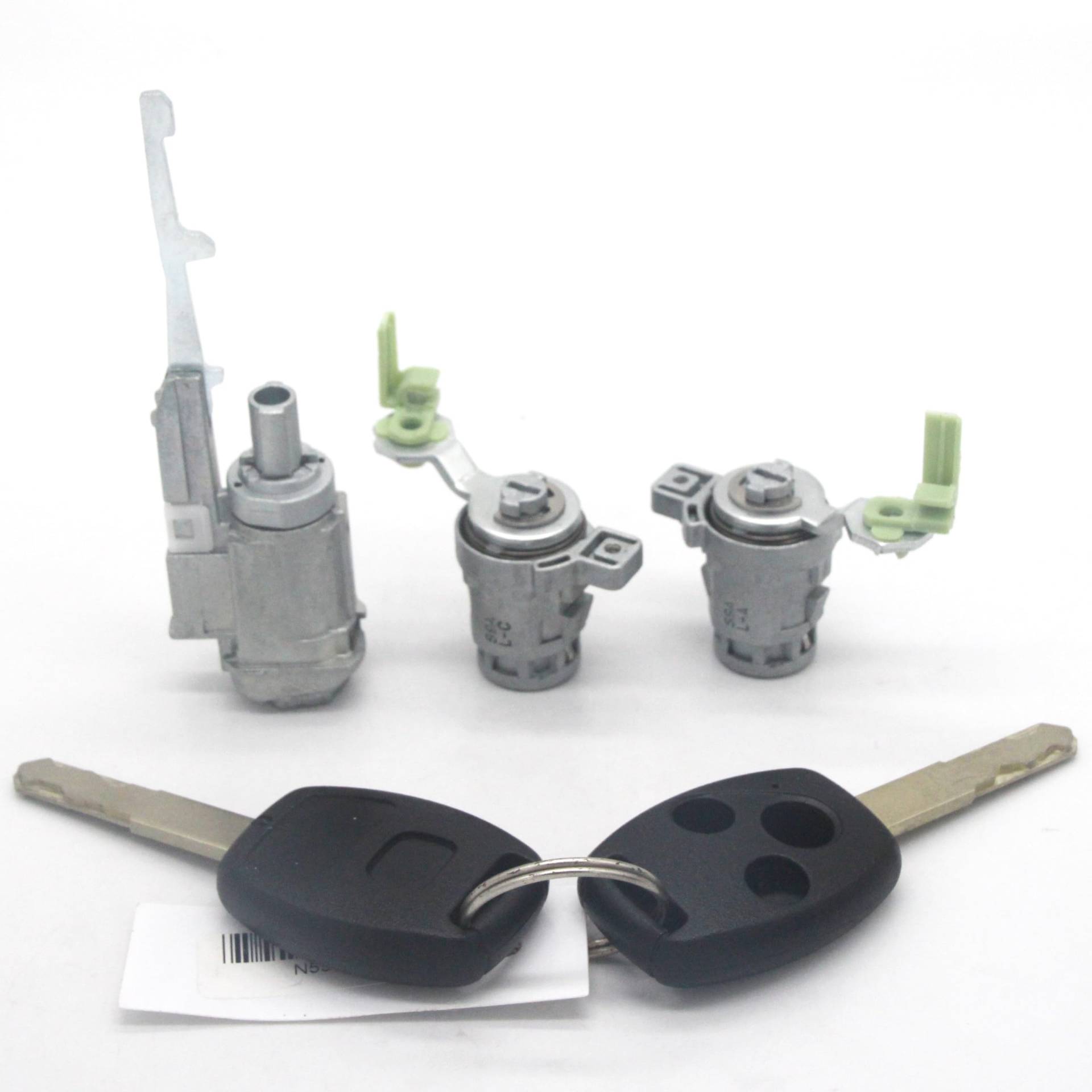 HUVNEXA SCHLOSSSATZ ZÜNDSCHALTER Barrel TÜRSCHLOSS Barrel MIT 2 SCHLÜSSEL CRV 2003-2006 Türschloss-Zylinder-Set(3-Button Keys) von HUVNEXA