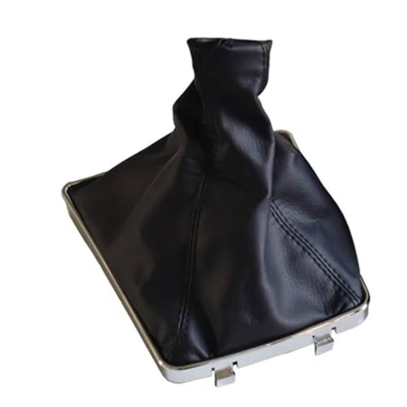 HUVNEXA Schaltknauf-Hebelabdeckung, for Opel, Astra H, Auto-Styling-Stick-Gamasche, Kofferraum-Park-Handbremsgriffe, Kofferraum-Koffer-Kragen Schaltknauf für Fahrzeuge(Black Gear Shift Boot) von HUVNEXA