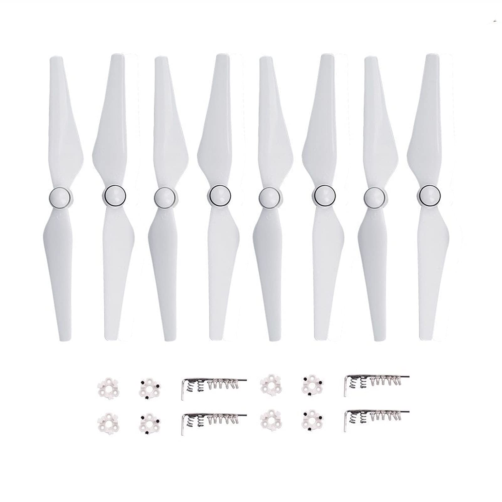 HUVNEXA Schnellspanner 9450S Propeller Ersatzzubehör Flügelventilator Kits 8-teiliges Propellerblatt-Zubehör, for DJI, for Phantom, 4 Pro Drone 9450S Drohnenpropeller(Phantom 4 Pro B) von HUVNEXA