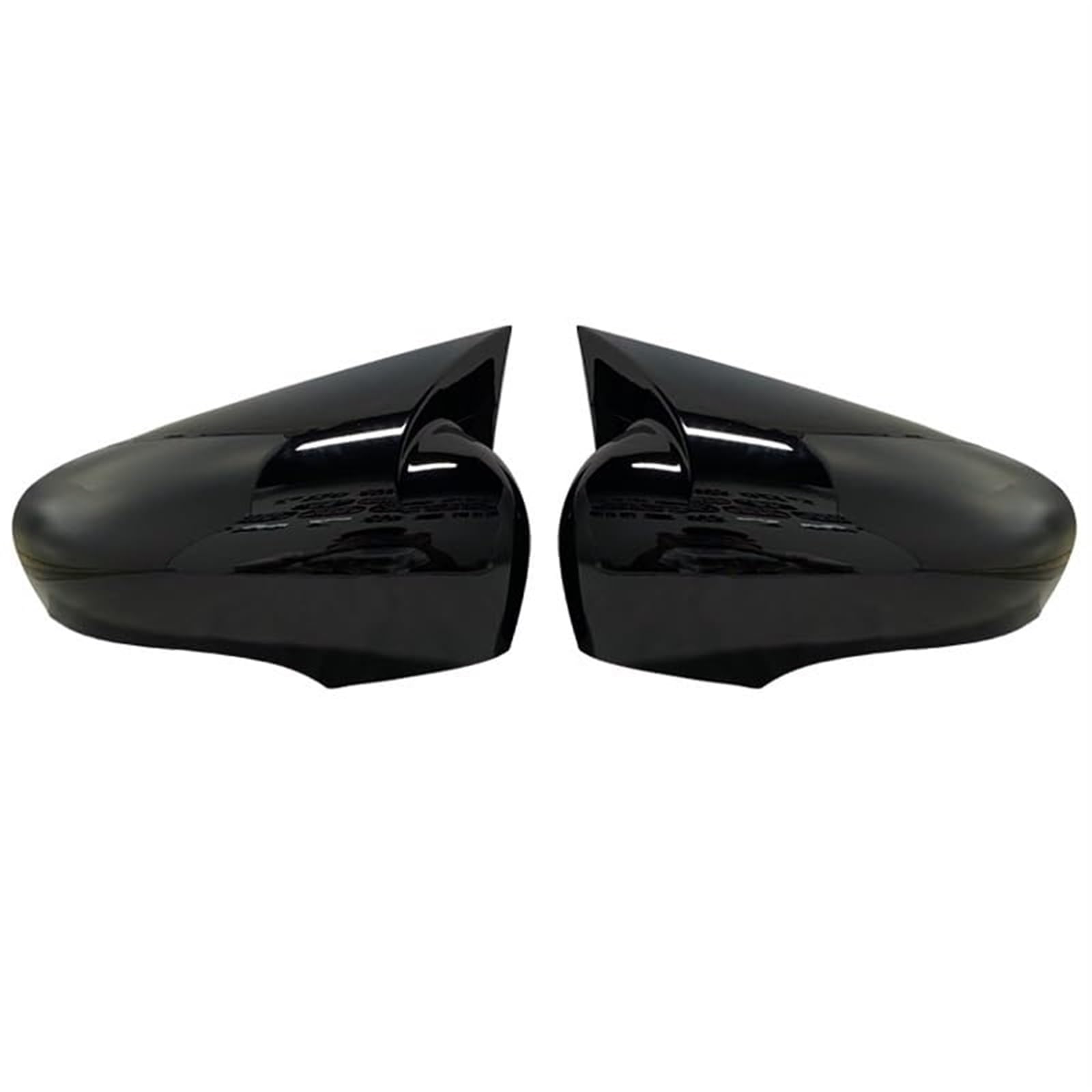 HUVNEXA Seitenspiegelabdeckung for Autotüren, for Renault Clio 4 MK4, Seitenspiegelkappe, Aufkleber, Zierleiste, Außenspiegel, Ersatzteile Auto-Außenspiegelabdeckungen(Bright Black) von HUVNEXA