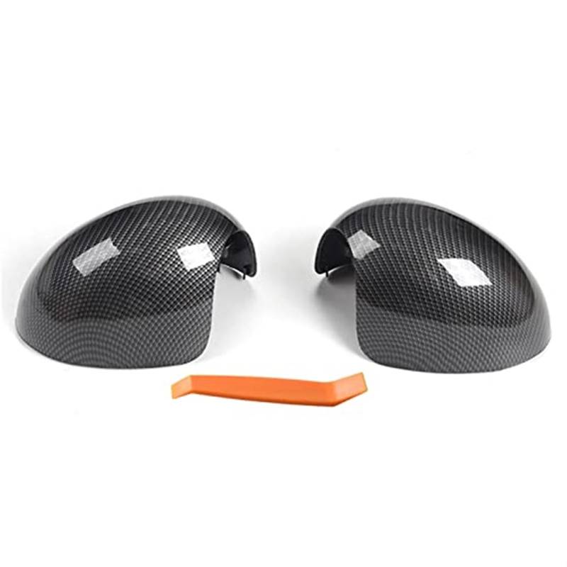 HUVNEXA Seitenspiegelabdeckung fürs Auto, Manuell klappbare Spiegelkappe, for, for Mini, R55 R56 R57 R58 R59 R60 R61 2007-2016, Ersatzteile for Außenspiegel Auto-Außenspiegelabdeckungen(Carbon Fiber von HUVNEXA