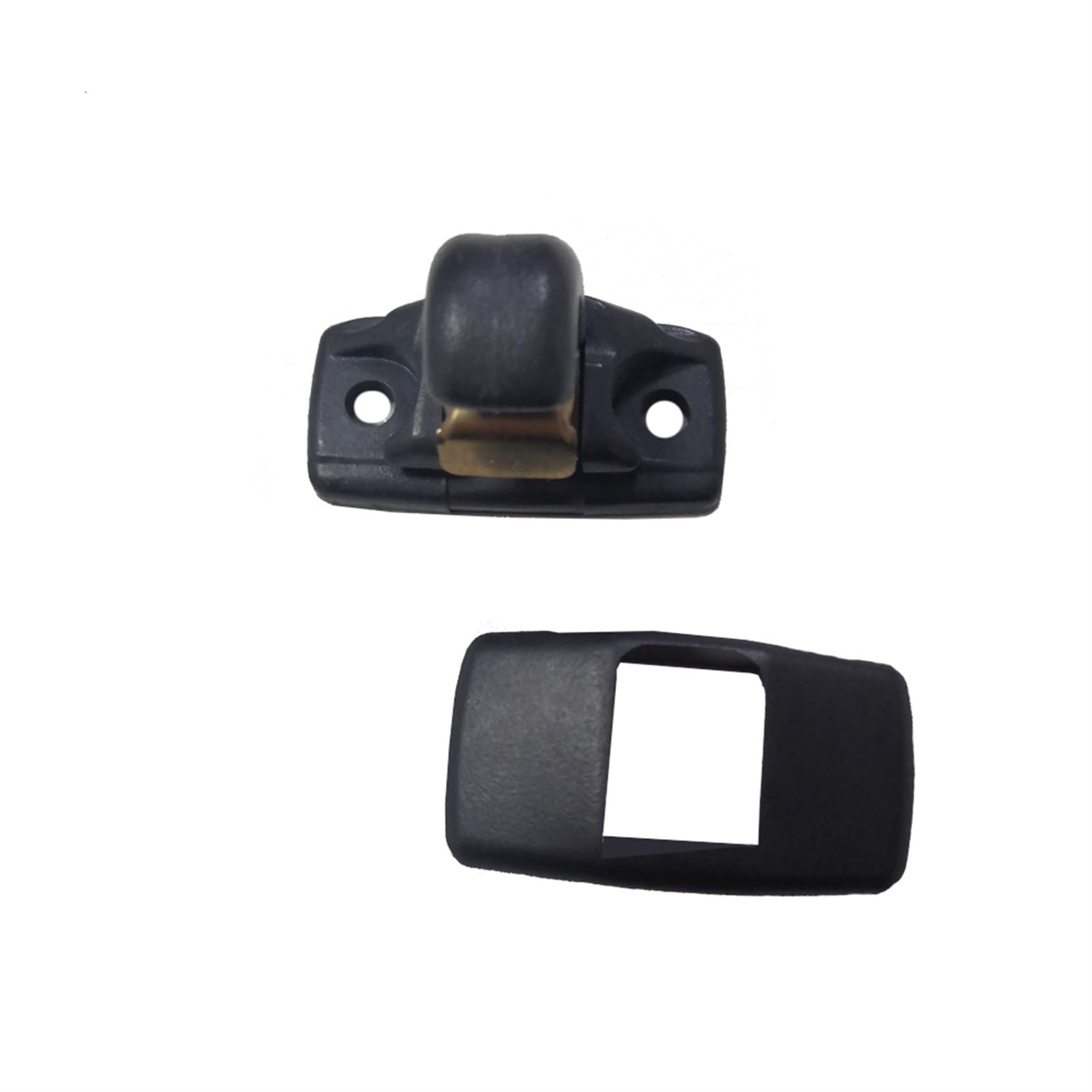 HUVNEXA Sonnenblende Haken Clip Halterung Hange 1 stücke, for Golf, for Passat Polo, for Käfer, for Skoda, for Octavia, A5 Fabia Auto-Sonnenblenden-Clip(Black) von HUVNEXA