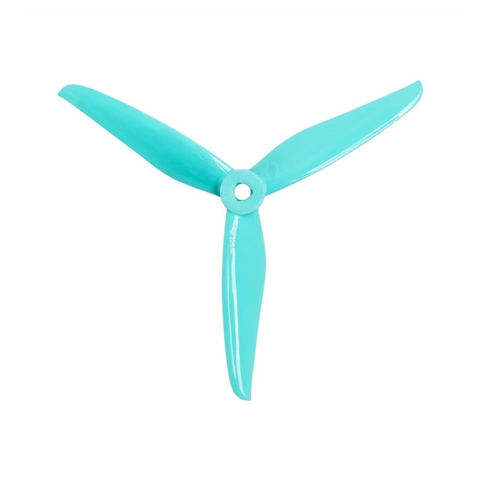 HUVNEXA T5146.5 5,1X4,65X3 3-Blatt Pure PC Racing Propeller, for RC FPV Racing Freestyle 5 Zoll Drohnen Drohnenpropeller(2Pairs Teal) von HUVNEXA