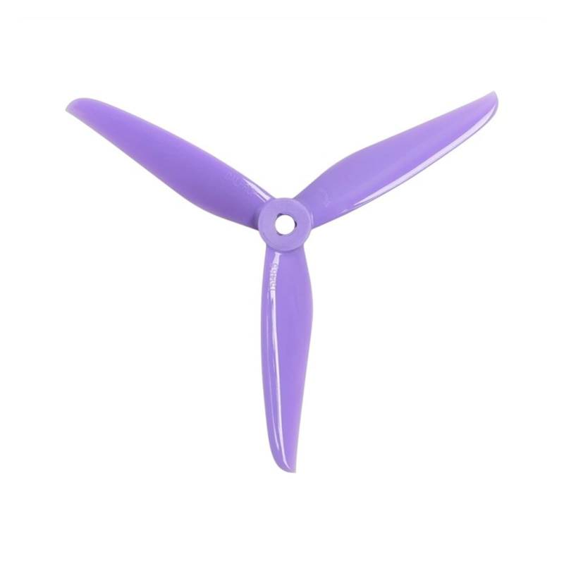 HUVNEXA T5146.5 5,1X4,65X3 3-Blatt Pure PC Racing Propeller, for RC FPV Racing Freestyle 5 Zoll Drohnen Drohnenpropeller(4Pairs Purple) von HUVNEXA