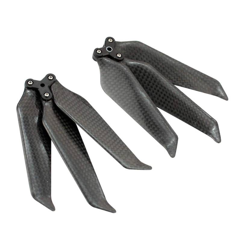 HUVNEXA Vollcarbon-Propeller 8743 3-Blatt 8743F Faltbares, geräuscharmes CW CCW-Paddel, for DJI, for Mavic 2 Pro Zoom-Drohnenzubehör Drohnenpropeller von HUVNEXA