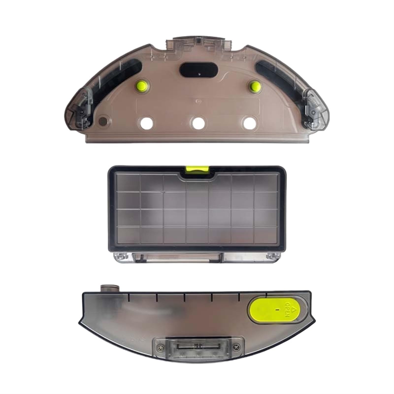 HUVNEXA Wassertank, Staubbehälter, Lappenhalterung, Ersatzteile, for Qihoo, 360 S10 X100 Max Roboter-Staubsauger, Ersatzzubehör Ersatzteile für Staubsauger(Set 1) von HUVNEXA