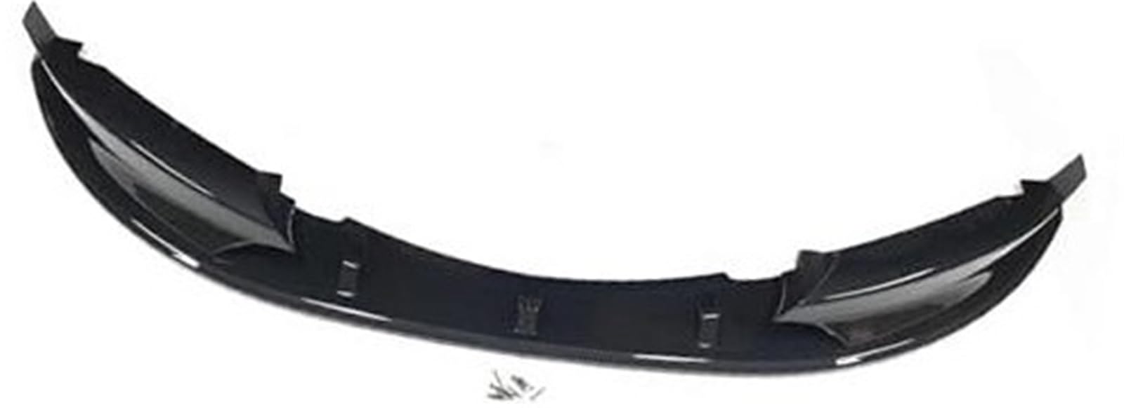 HUVNEXA for, 1 Serie E82 2007-2013 Auto Vorderseite Spoiler Abdeckung Trim Front Stoßstange Splitter Lip Deflektor Auto Zubehör Spoiler Diffusor für die vordere Stoßstange(Black Carbon Black) von HUVNEXA