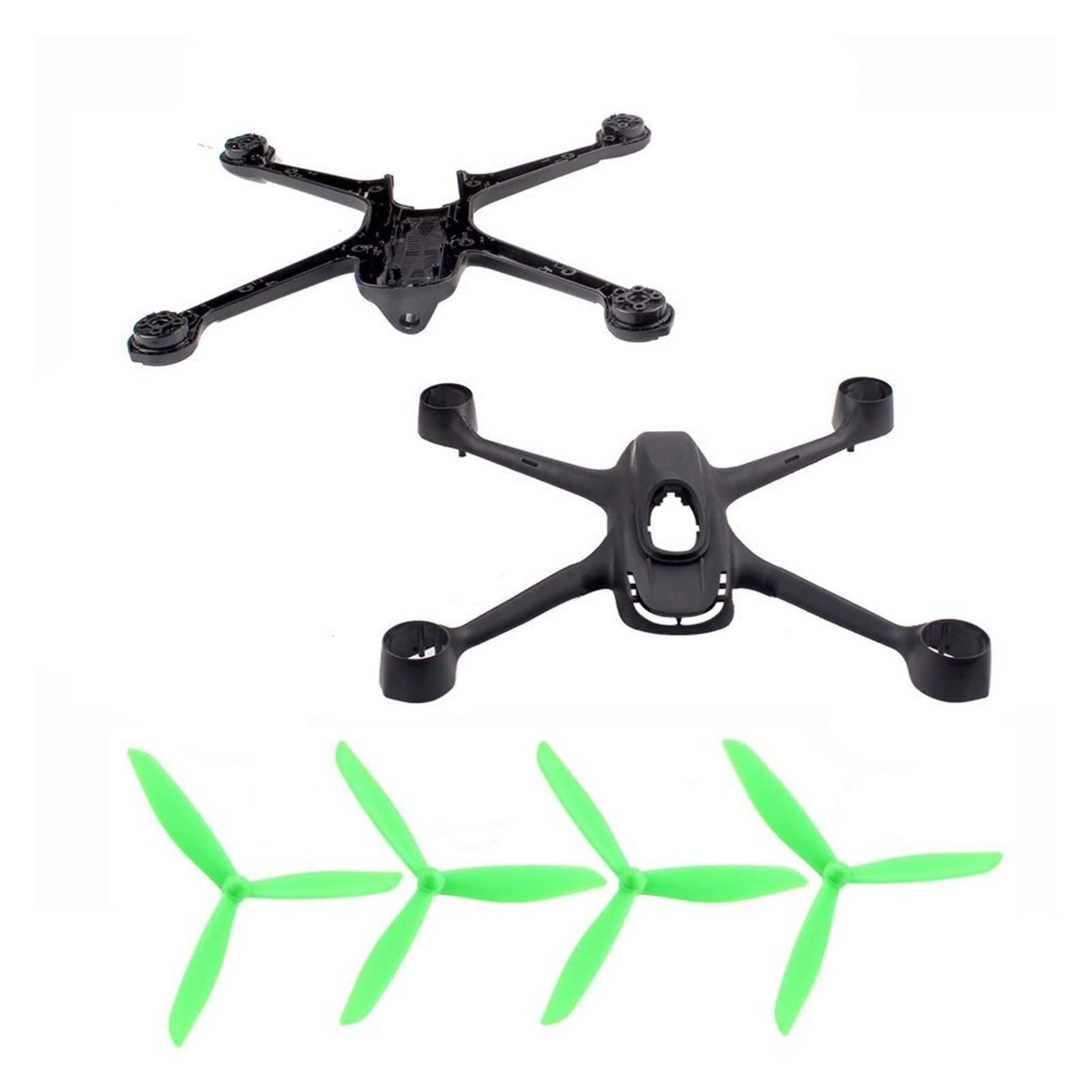 HUVNEXA for H501S X4 RC Quadcopter Flugzeugkörperteile Dreieck Klinge Fernbedienung Flugzeugkörperteile Drohnenpropeller(Green) von HUVNEXA