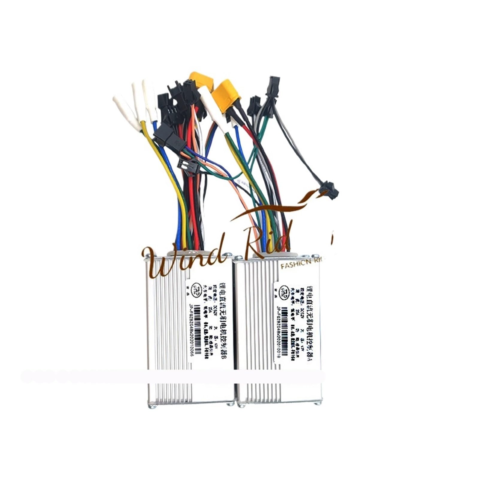 HUVNEXA for JP Display 36V 48V 52V 60V Drosselschalter 25ah Dual Drive Brushless Motor Controller, for FLJ T11 T113 Elektroroller Elektroroller-Armaturenbrett(60v 25a No Hall AB) von HUVNEXA