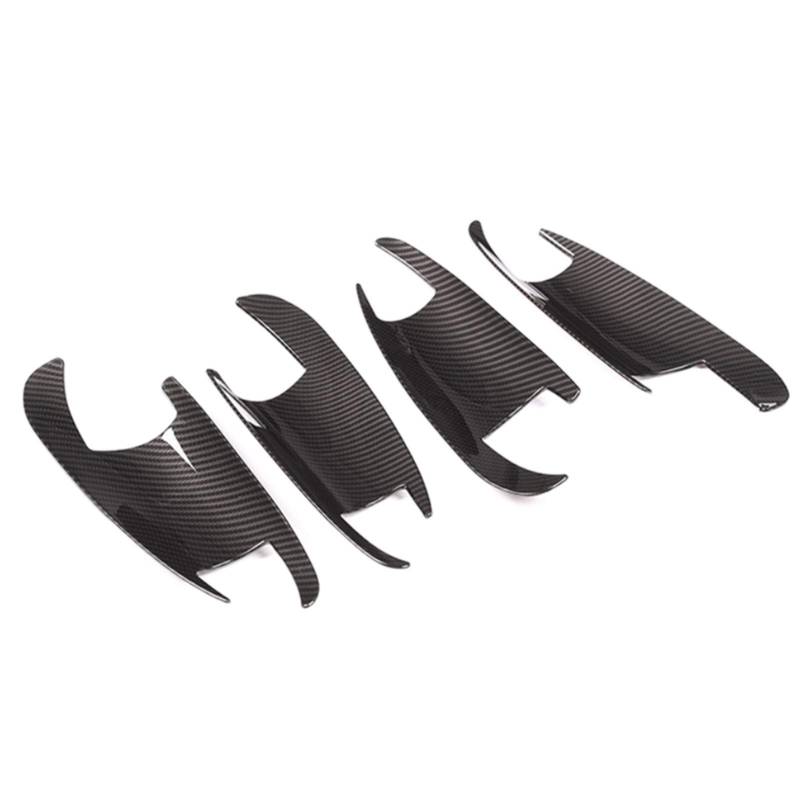 HUVNEXA for Mercedes-Benz, CE GLK ML CLA Klasse W166 W117 X204 W204 W212 W246 Carbon Texture Auto Außentür Griff/Schüssel Abdeckung Trim Außentürgriffabdeckung(Door Bowl Trim) von HUVNEXA