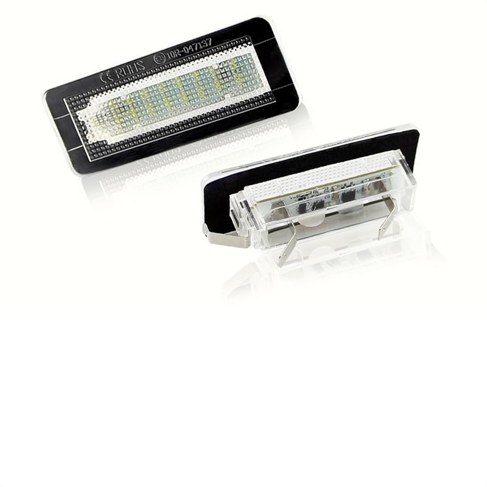 HUYGB Kennzeichenbeleuchtung 2PCS Car LED License Plate Light Fit Use For Benz Smart Fit Use For Two Coupe Convertible 450 451 Car Lights Car Accessories No Error Nummernschildbeleuchtung von HUYGB